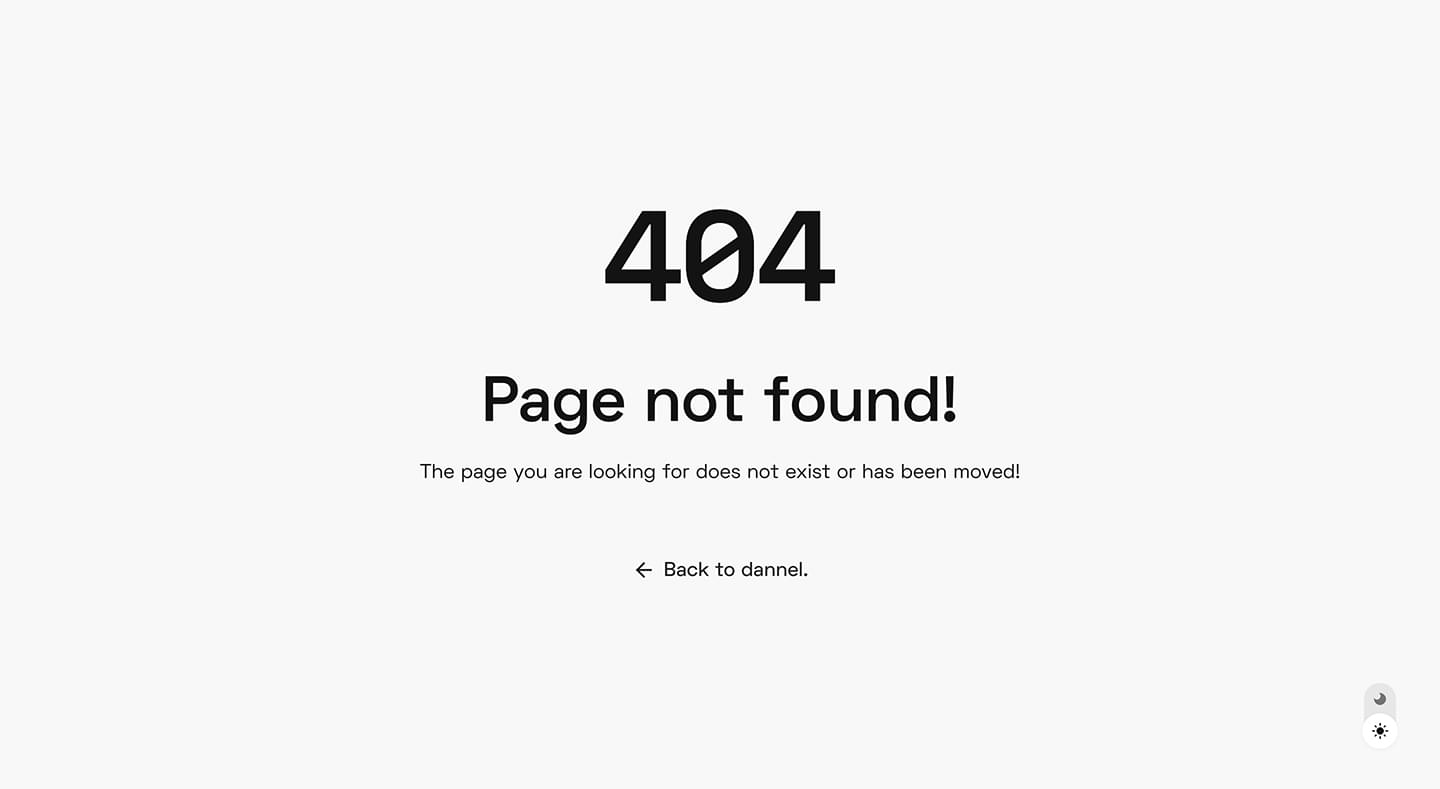 404 - error page