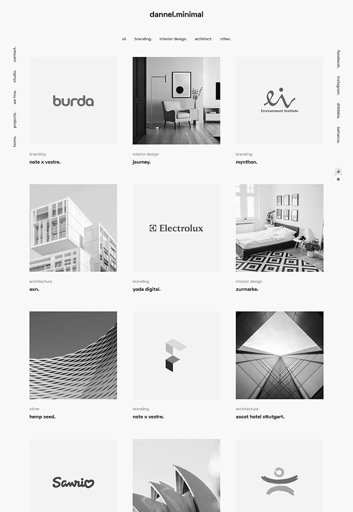 Projects — minimal portfolio