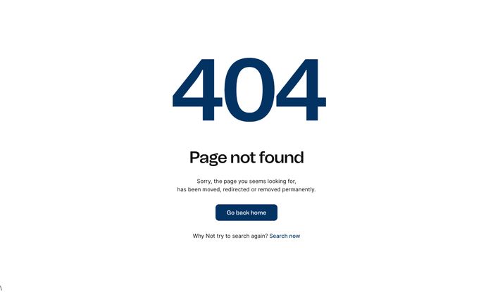 404 page