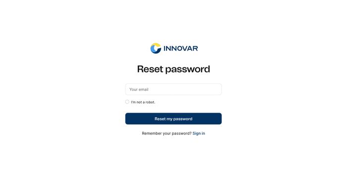 Reset password