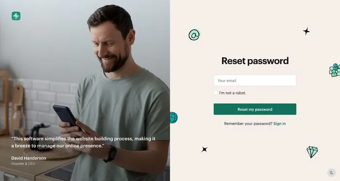 Reset password